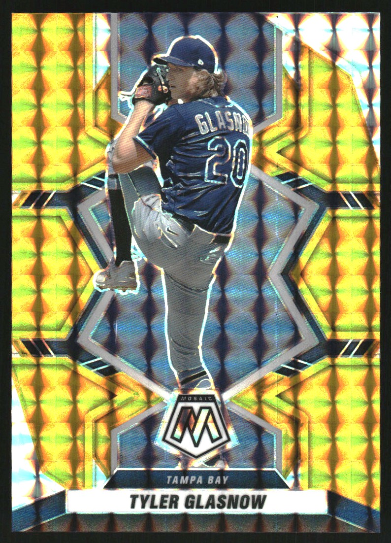 2022 Panini Mosaic Mosaic Gold #52 Tyler Glasnow