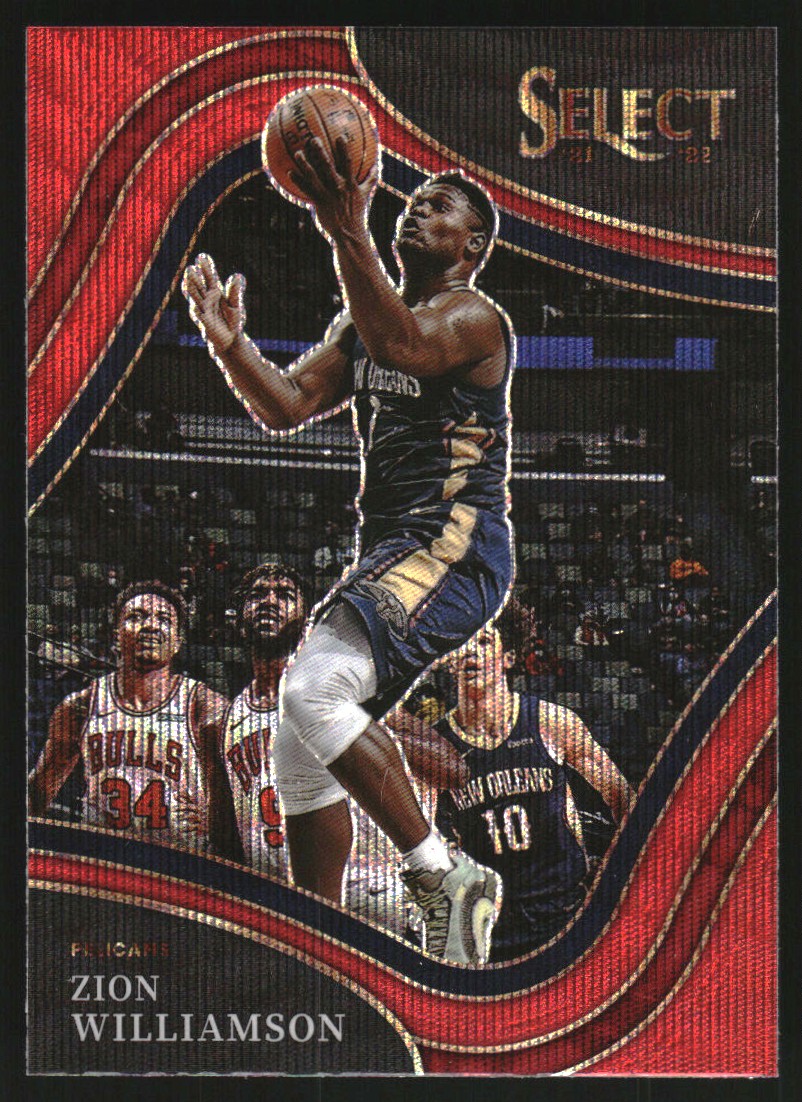 2021-22 Select Prizms Red Wave #295 Zion Williamson