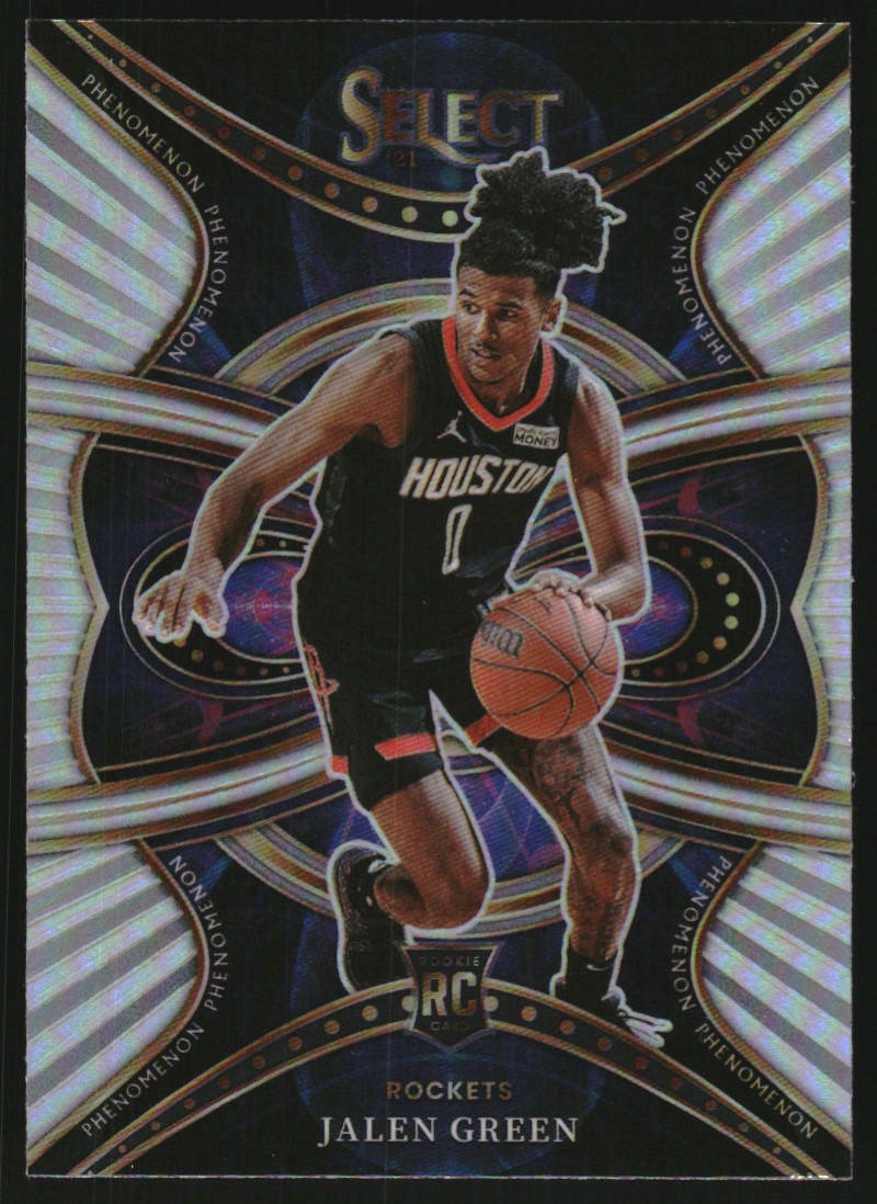 2021-22 Select Phenomenon Prizms Silver #19 Jalen Green on