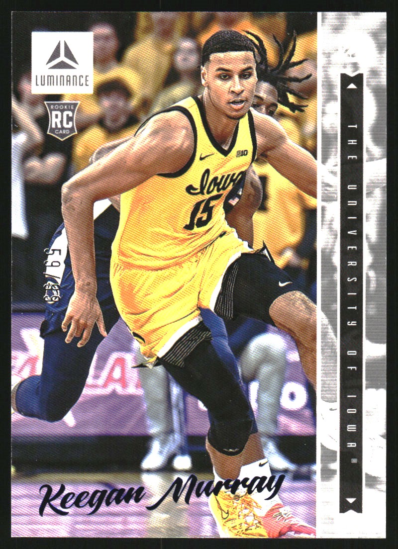 2022-23 Panini Chronicles Draft Picks Luminance Blue #4 Keegan Murray