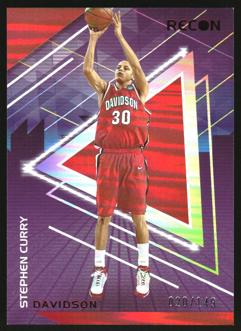 2022-23 Panini Chronicles Draft Picks Recon Red #21 Stephen Curry