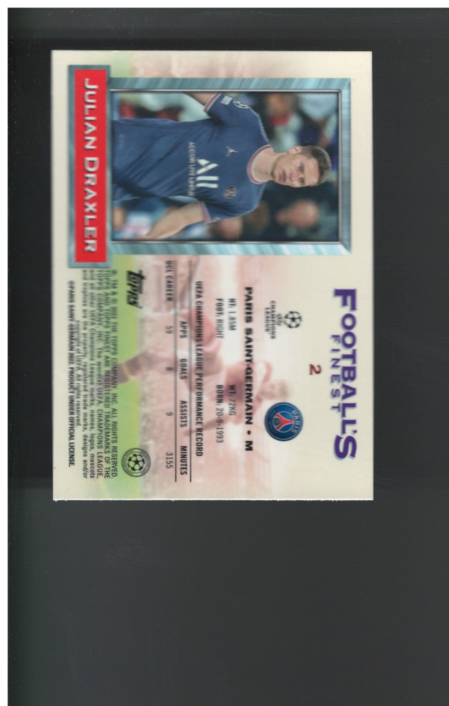 B3875- 2021-22 Finest Flashbacks UEFA Champions -You Pick- 15+ FREE US SHIP