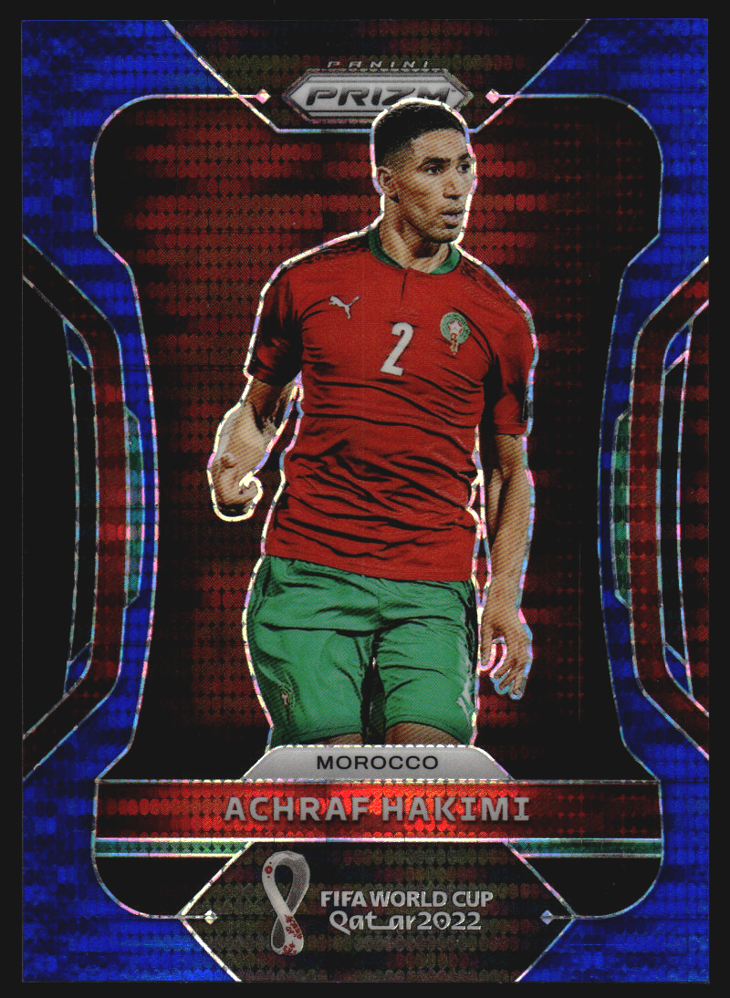 2022 Panini Prizm World Cup Qatar Gold Achraf Hakimi /10 #236 PSA