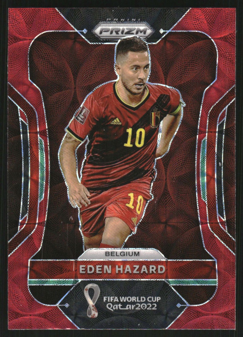 2022 Panini Prizm World Cup Purple Prizms Eden Hazard /199 #16 CSG