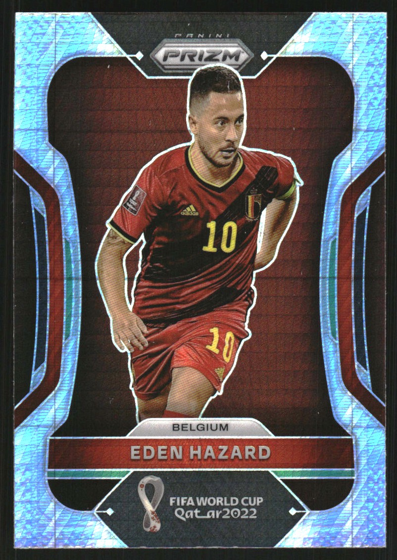 2022 Panini Prizm World Cup Prizms Hyper #16 Eden Hazard on