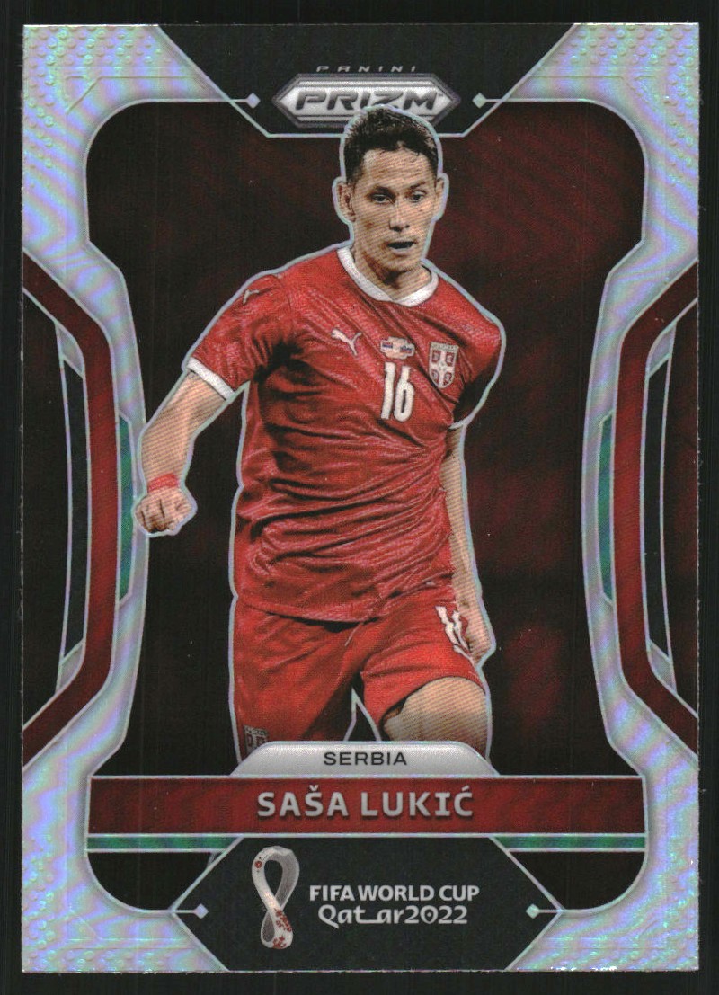 2022 Panini Prizm World Cup Prizms Silver #259 Sasa Lukic