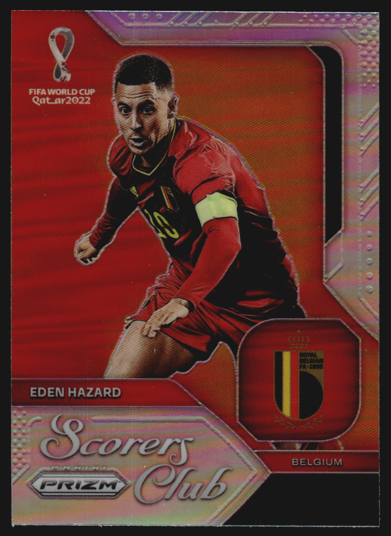 2022 Panini Prizm World Cup Purple Prizms Eden Hazard /199 #16 CSG