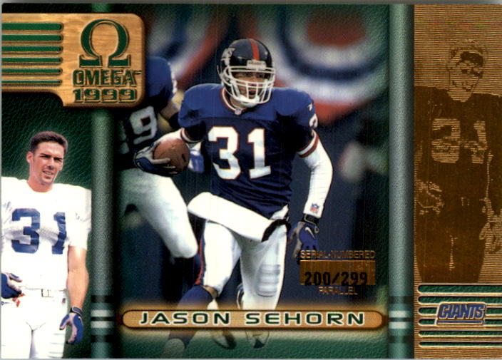 1999 Pacific Omega Gold #159 Jason Sehorn