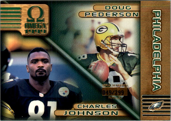1999 Pacific Omega Gold #183 C.Johnson/D.Pederson