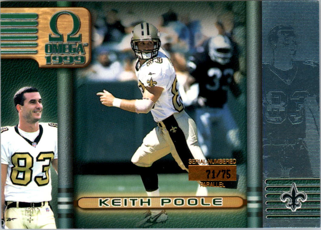Keith Pool 1999 Pacific Omega Platinum Blue #150 Keith Poole - /75 - NM-MT