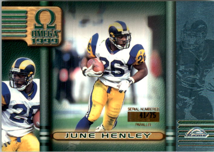 1999 Pacific Omega Platinum Blue #221 June Henley