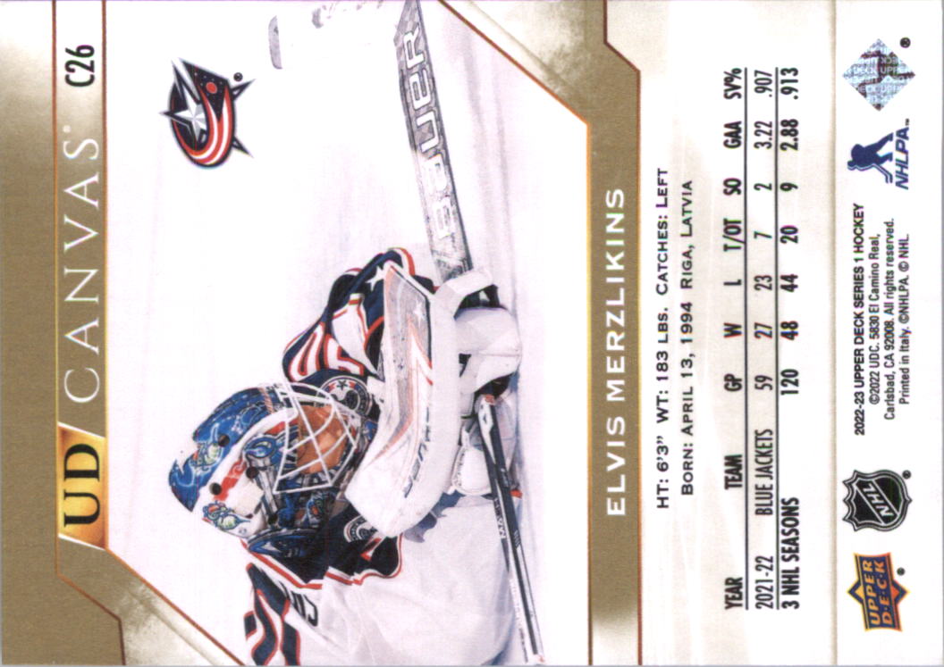 2022-23 Upper Deck UD Canvas Hockey Card Pick