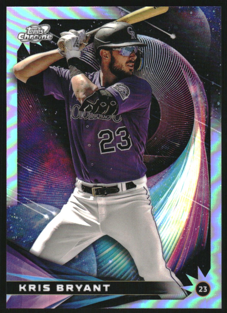 2022 Topps Cosmic Chrome Star Gaze SG9 Kris Bryant NMMT Burbank