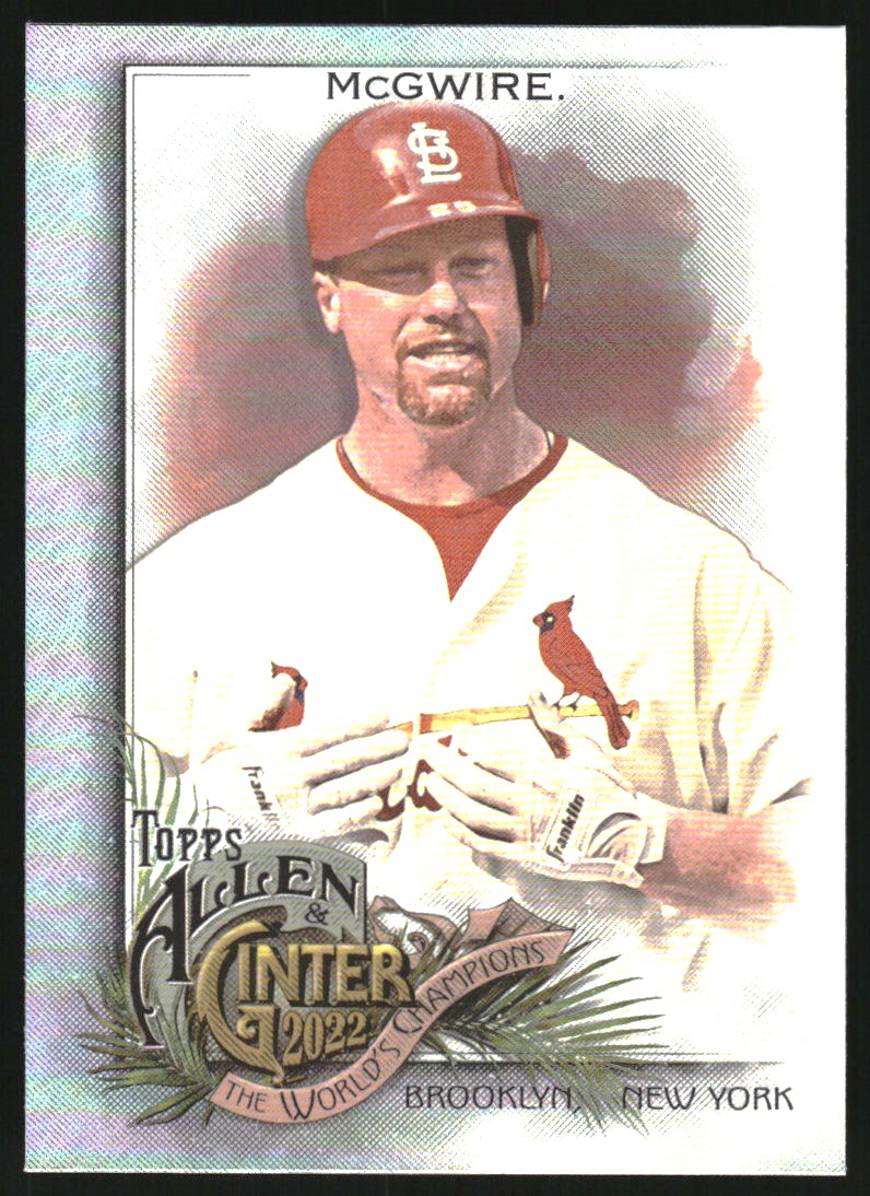 2022 Topps Allen and Ginter Silver Portrait #102 Mark McGwire