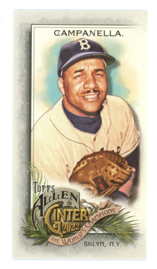 Roy Campanella Brooklyn Dodgers Custom Baseball Card 1954 