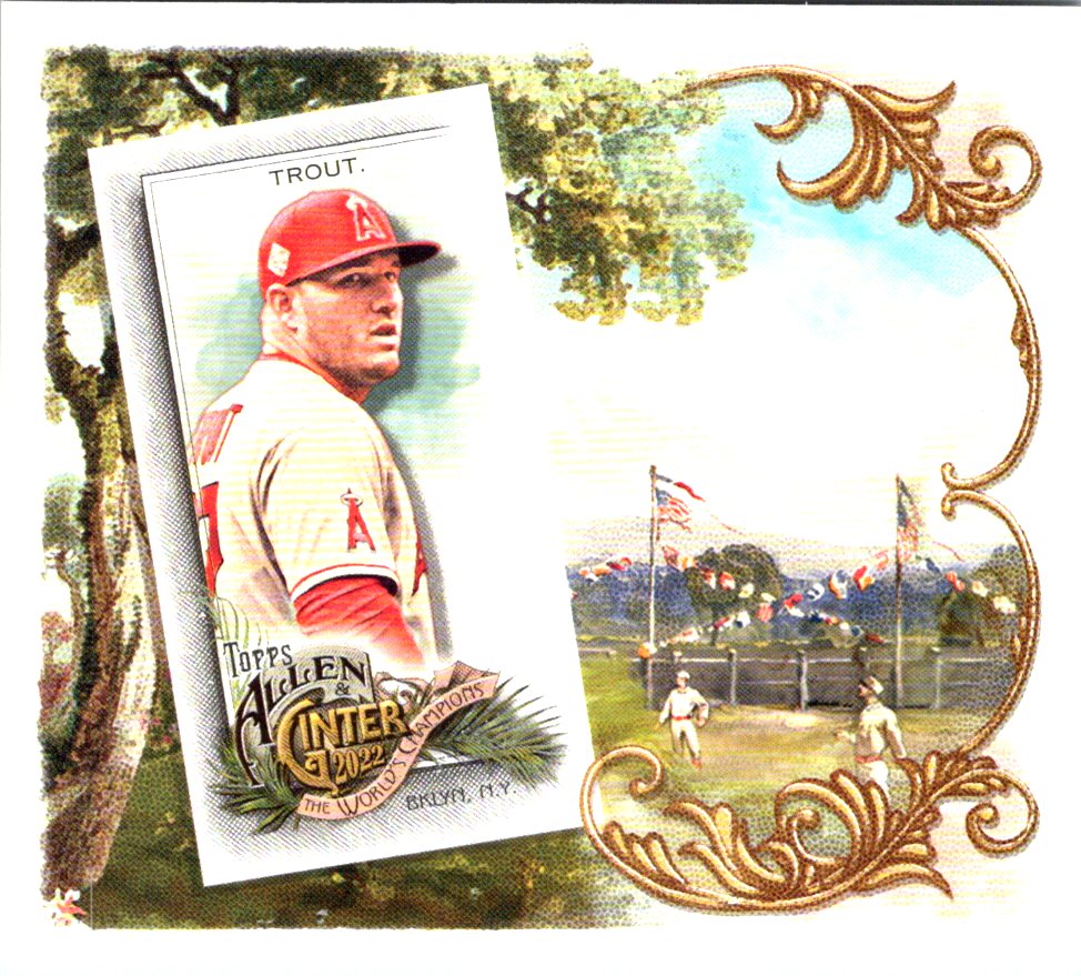 2022 Topps Allen and Ginter N43 Box Toppers #N43B1 Mike Trout