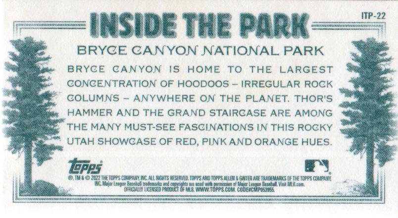 2022 Topps Allen and Ginter Baseball Mini Inside the Park Insert: Pick from List - Picture 15 of 25