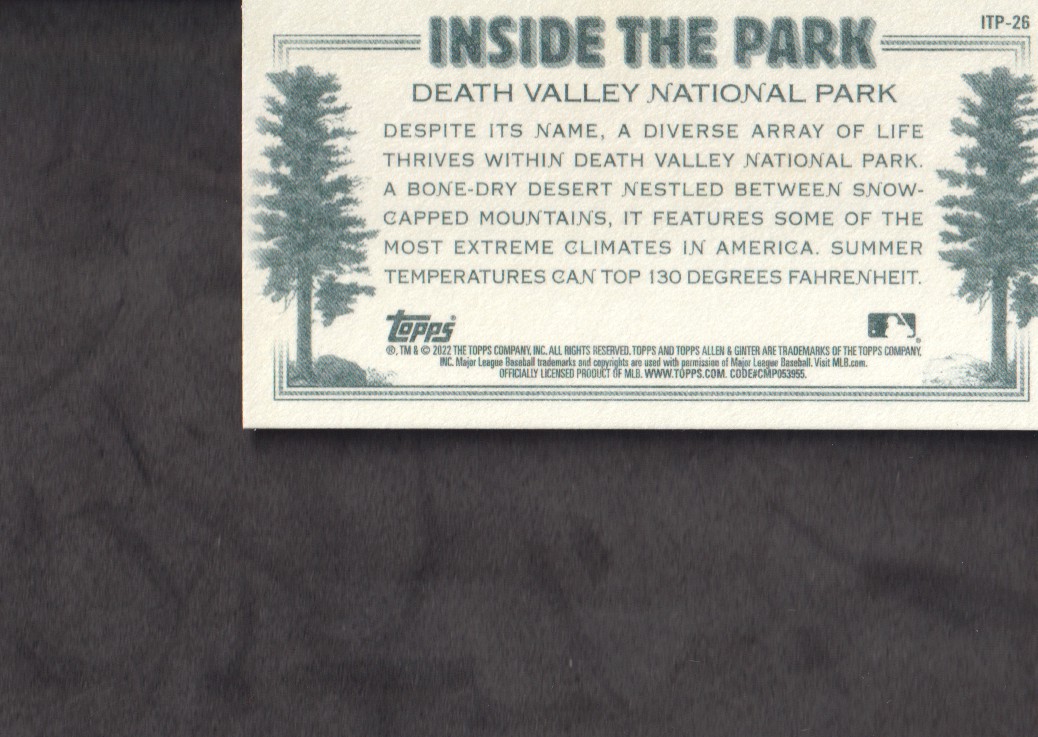 2022 Topps Allen and Ginter Baseball Mini Inside the Park Insert: Pick from List - Picture 19 of 25