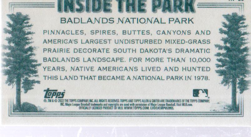 2022 Topps Allen and Ginter Baseball Mini Inside the Park Insert: Pick from List - Picture 23 of 25