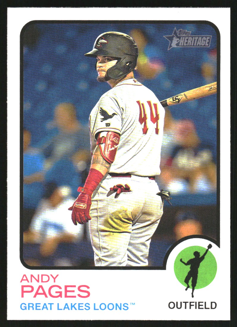 2022 Topps Heritage Minors #12 Andy Pages
