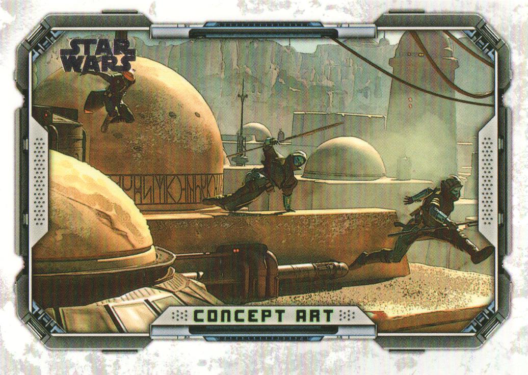 2022 Topps Star Wars The Book of Boba Fett Concept Art #CA1 Fennec