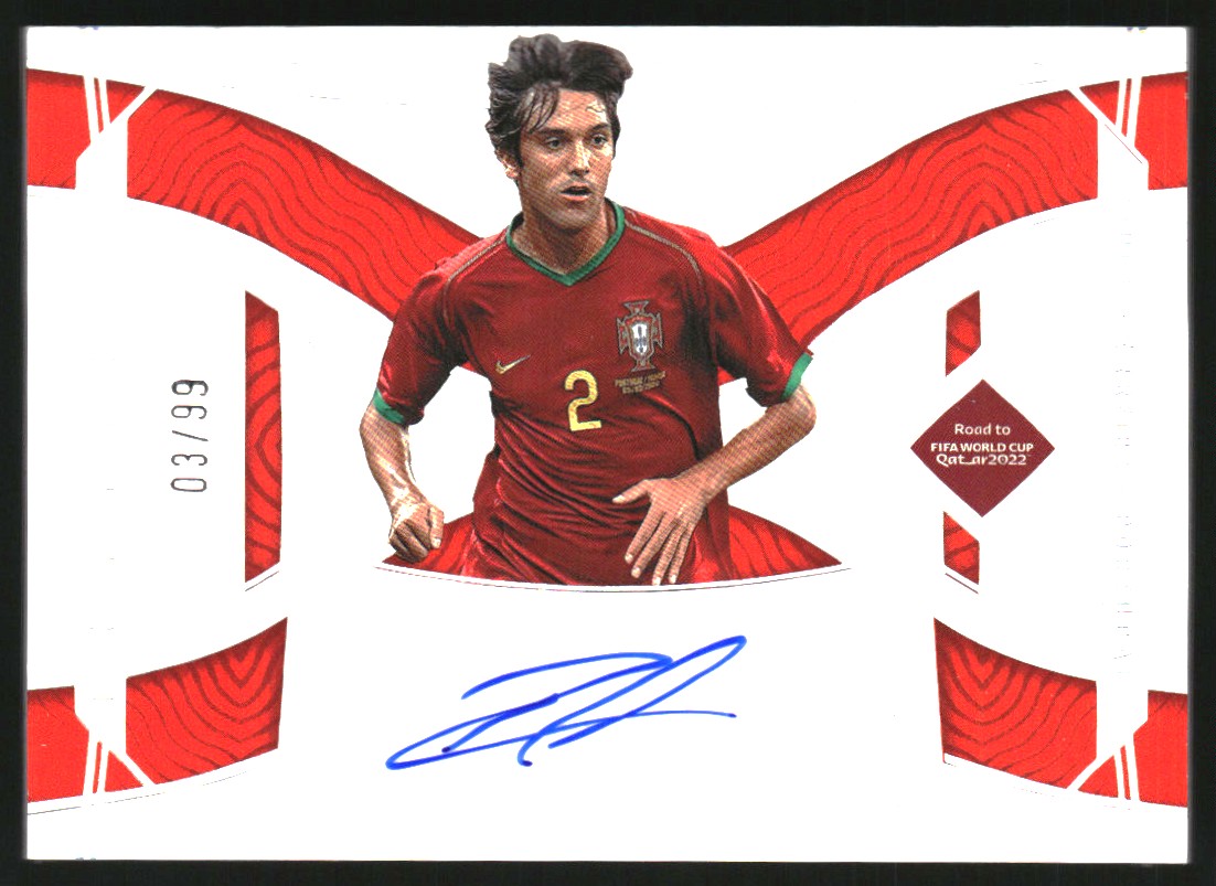 2022 Panini National Treasures Road to the World Cup Peerless Signatures #38 Paulo Ferreira/99