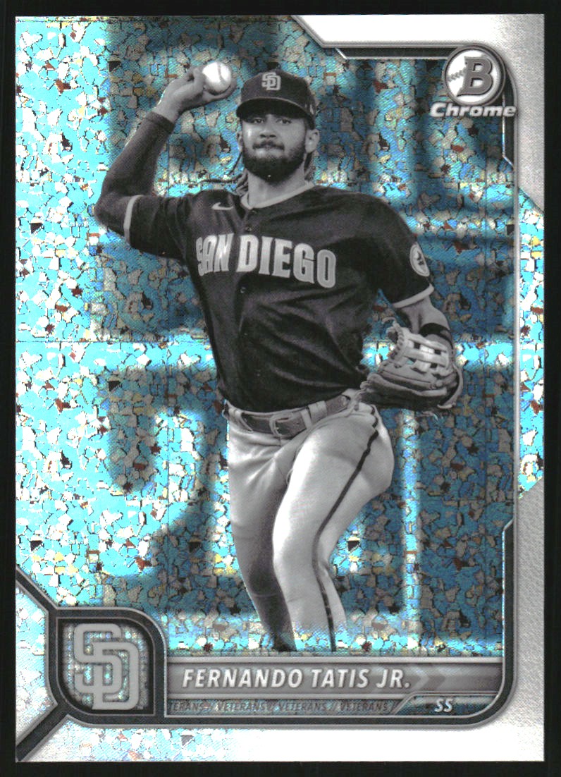 2022 Bowman Chrome Black and White Mini-Diamond Refractors #83 Fernando Tatis Jr.
