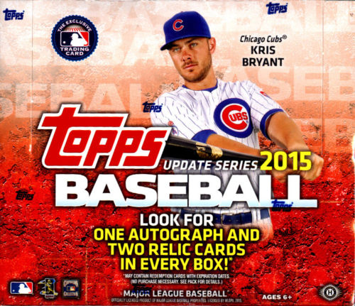 2015 Topps UPDATE Baseball JUMBO Box
