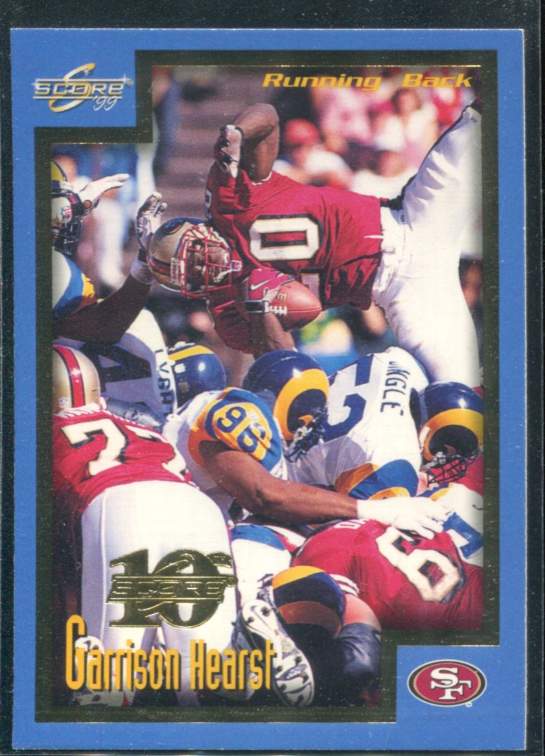 1999 Score Showcase #75 Garrison Hearst - NM-MT+