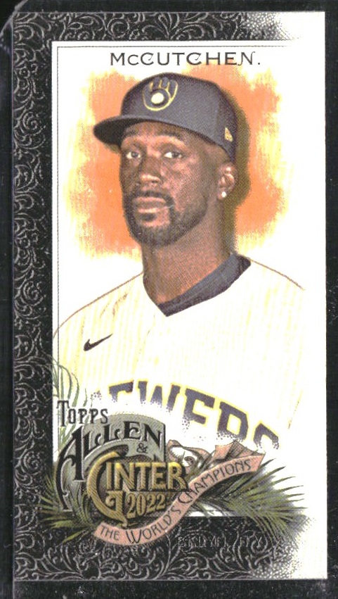 2022 Topps Allen and Ginter Mini Black Border #105 Andrew McCutchen