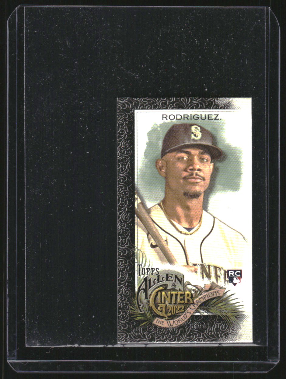 2022 Topps Allen and Ginter Mini Black Border #269 Julio Rodriguez
