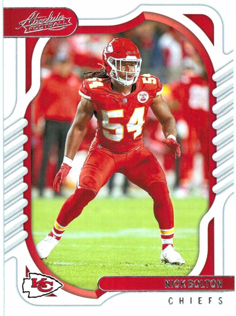 : 2021 Donruss #324 Nick Bolton Kansas City Chiefs Rated