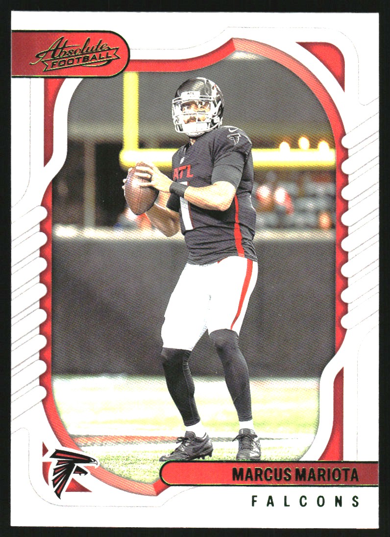 Marcus Mariota 2022 Panini Absolute Football #3 Atlanta Falcons