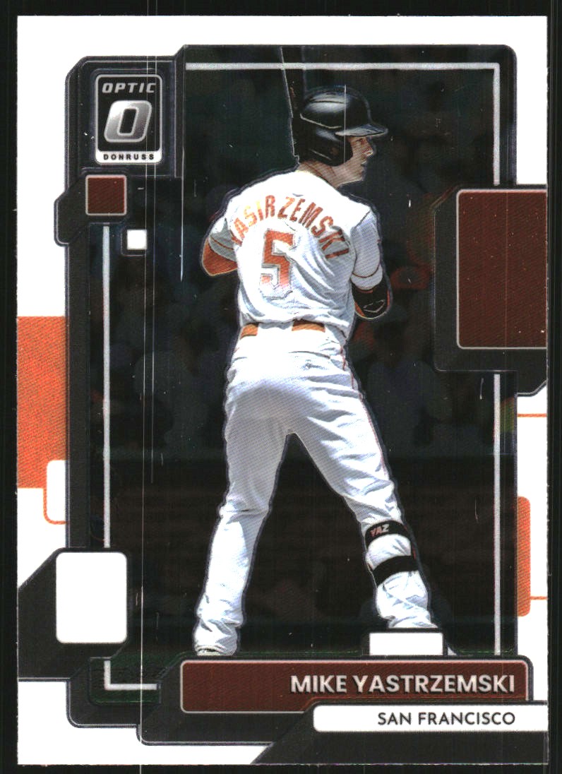 Mike Yastrzemski 2022 Donruss Optic Baseball - #115 Green - San Francisco  Giants