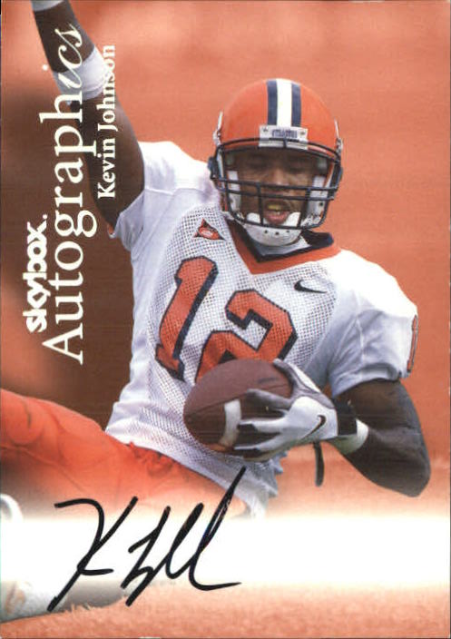 1999 SkyBox Premium Autographics #47 Kevin Johnson/D/EX/MM/S