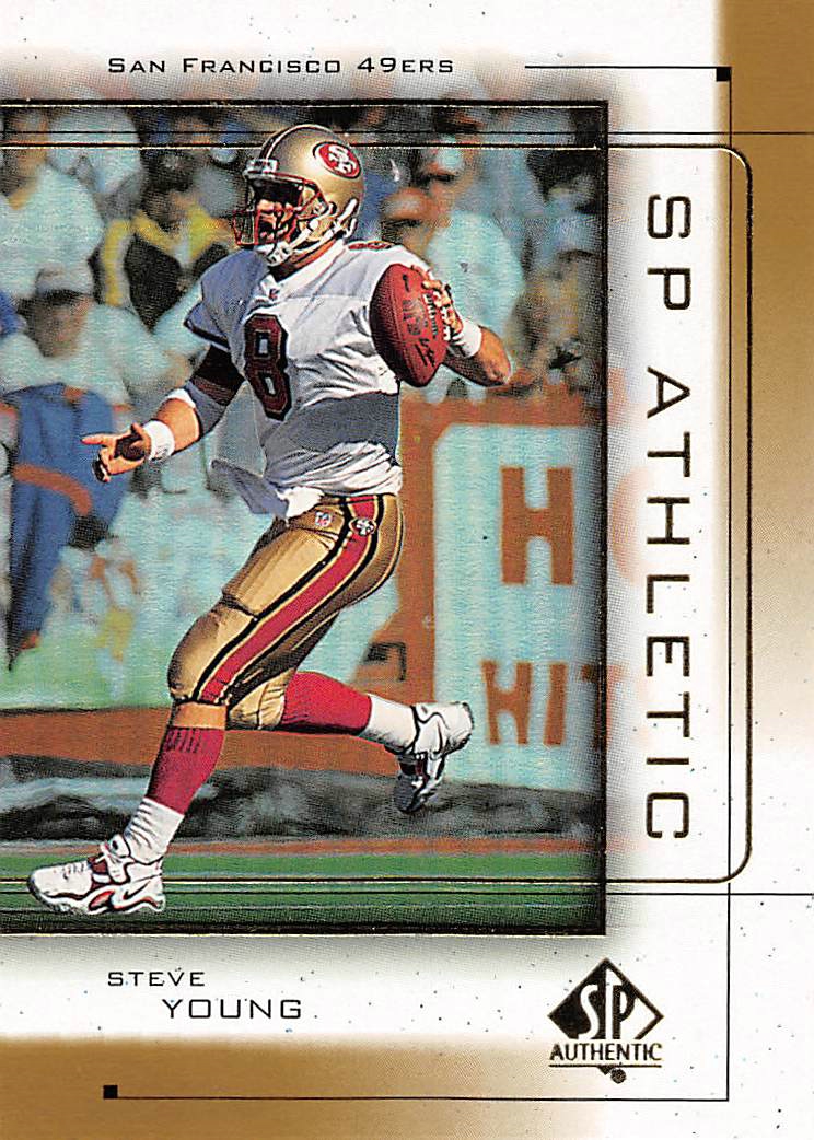 1999 SP Authentic Athletic #A10 Steve Young