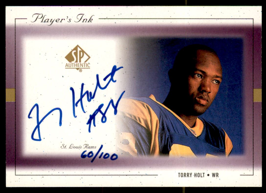1999 SP Authentic Player's Ink Purple #THA Torry Holt
