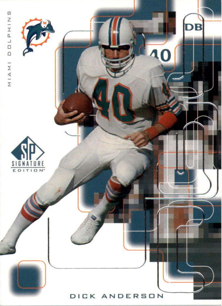 1971 TOPPS! DICK ANDERSON. MIAMI DOLPHINS. #67