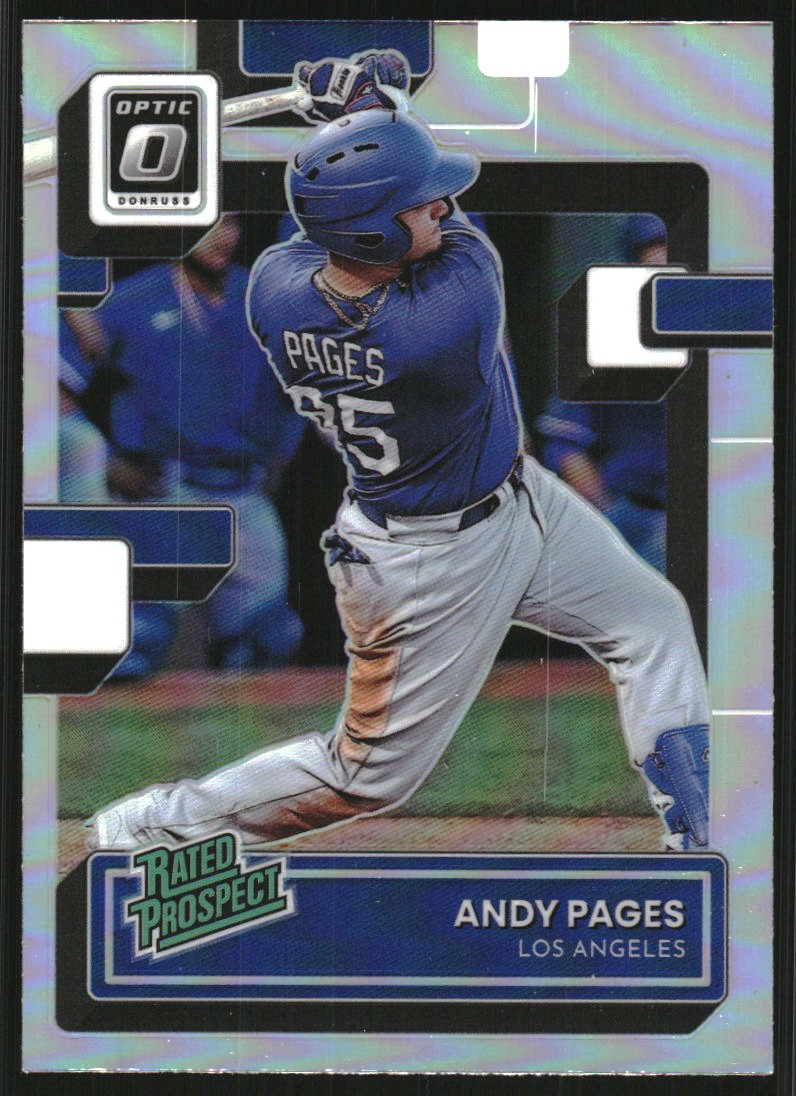 2022 Donruss Optic Rated Prospects Holo #10 Andy Pages