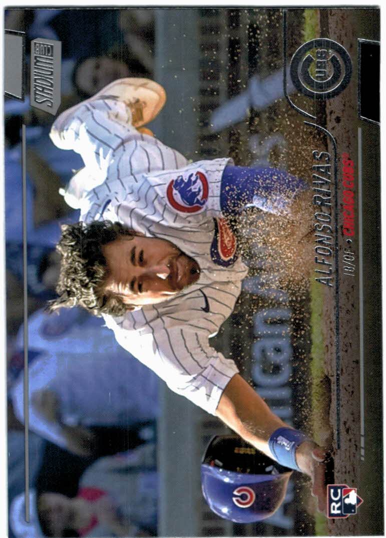 This is a 2021 photo of Alfonso Rivas of the Chicago Cubs baseball