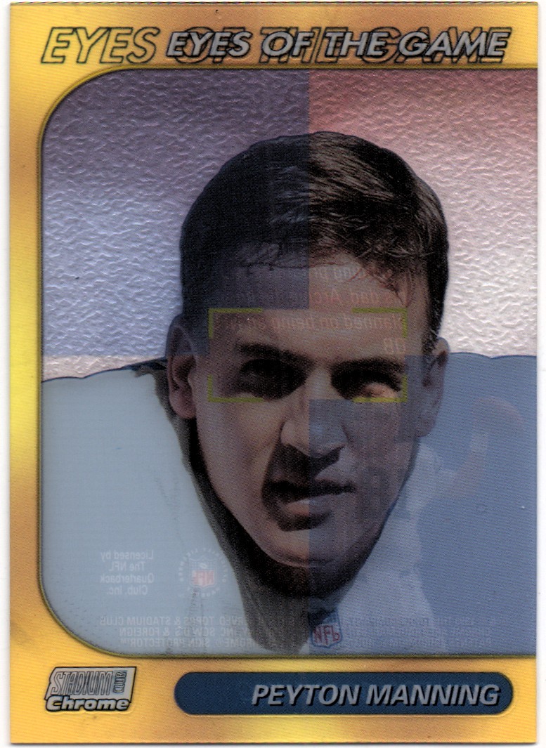 1999 Stadium Club Chrome Eyes of the Game #25 Peyton Manning