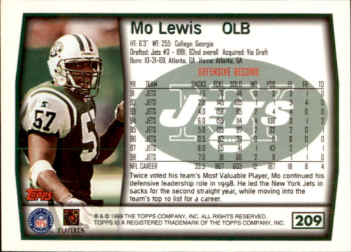 A0819- 1999 Topps Football Card #s 1-250 +Rookies -You Pick- 15+ FREE US SHIP - Picture 42 of 44