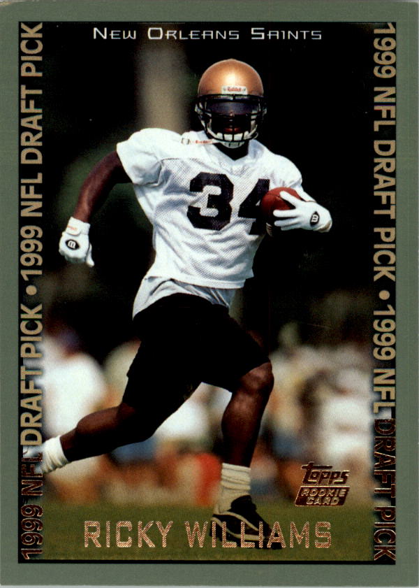 1999 Topps #329 Ricky Williams RC