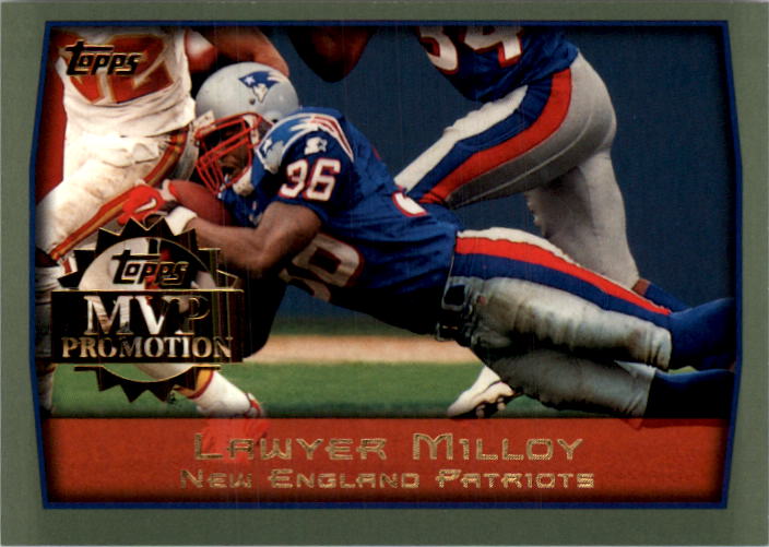 1999 Topps MVP Promotion #95 Lawyer Milloy