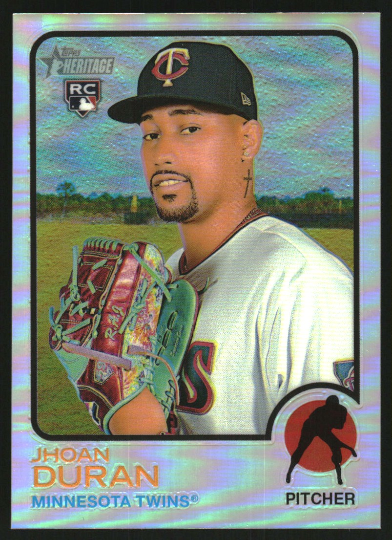 2022 Topps Heritage Chrome Refractors #693 Jhoan Duran