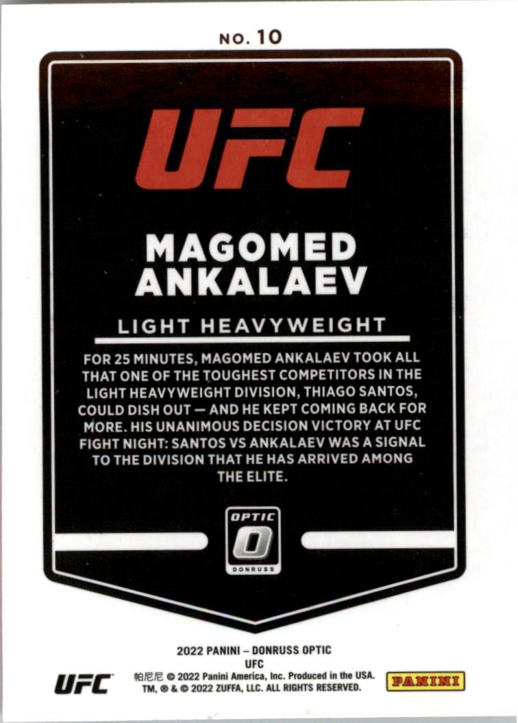 2022 Donruss Optic UFC Trading Cards Card Pick (Base) - Picture 21 of 235