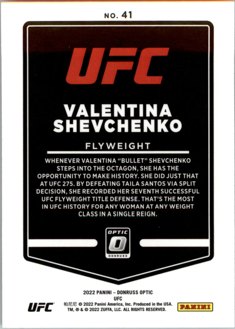 2022 Donruss Optic UFC Trading Cards Card Pick (Base) - Picture 83 of 235