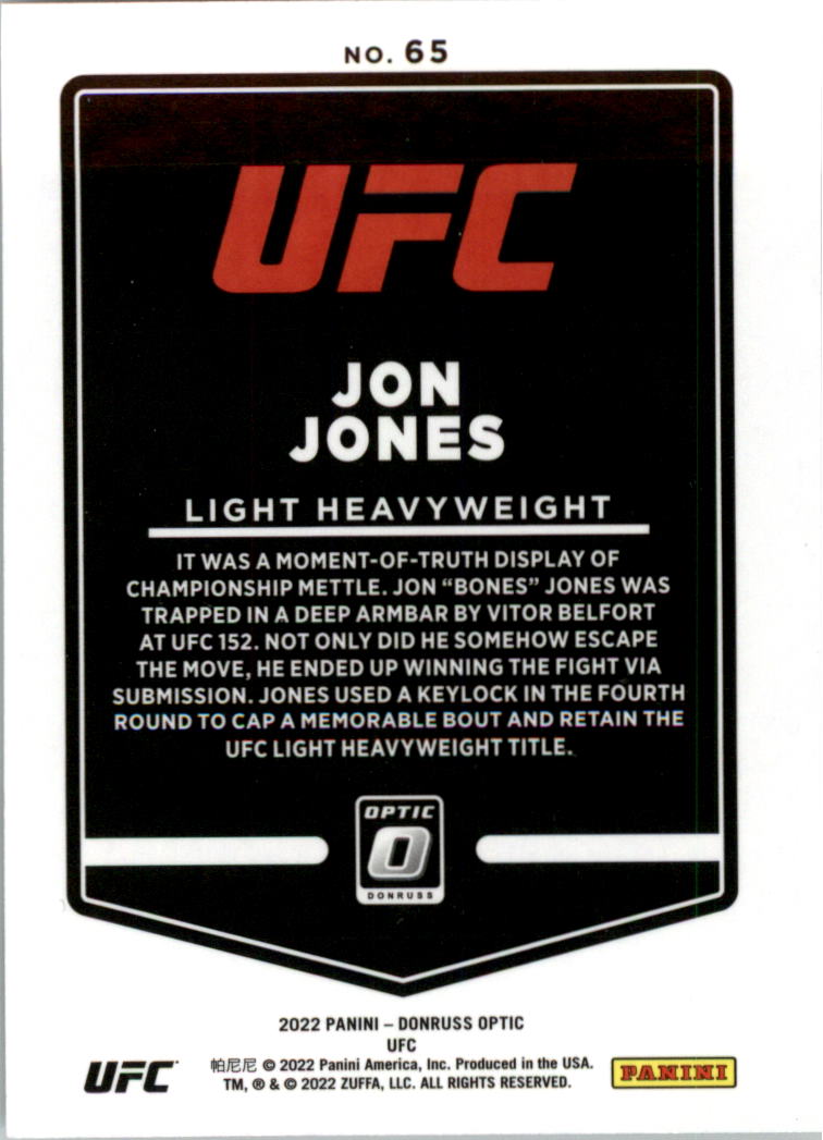 2022 Donruss Optic UFC Trading Cards Card Pick (Base) - Picture 131 of 235