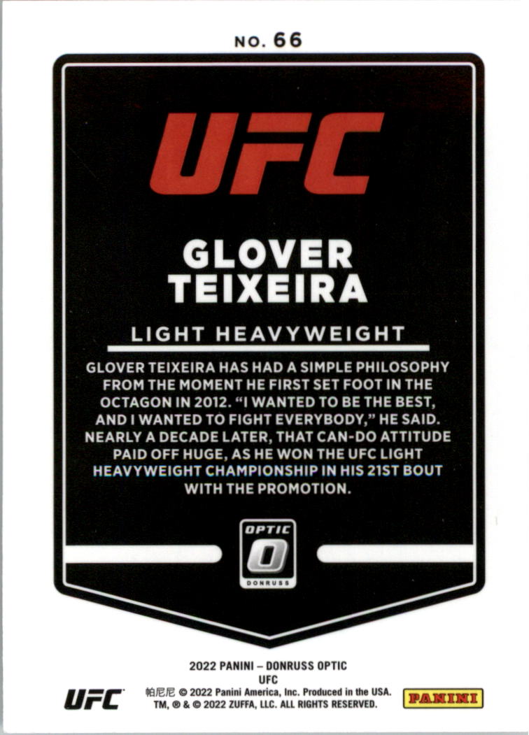 2022 Donruss Optic UFC Trading Cards Card Pick (Base) - Picture 133 of 235