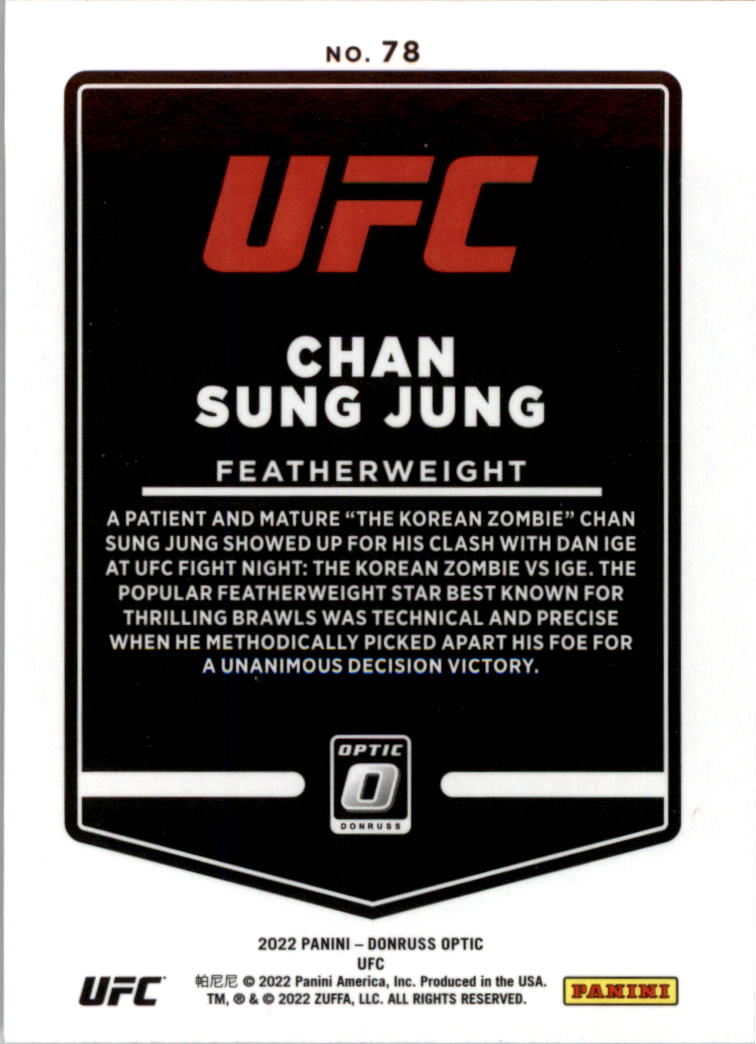 2022 Donruss Optic UFC Trading Cards Card Pick (Base) - Picture 157 of 235